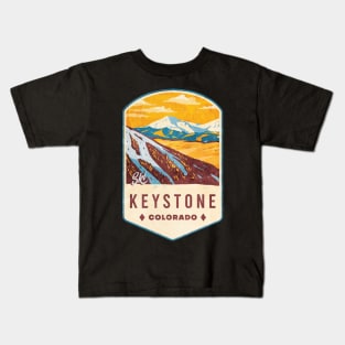 Keystone Colorado Ski Badge Kids T-Shirt